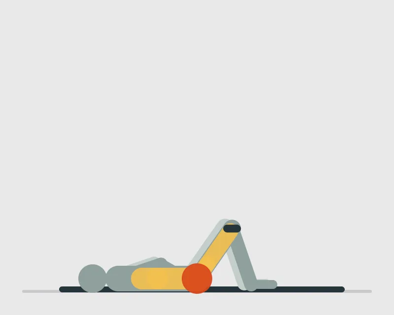 Banded Glute Bridge, start position