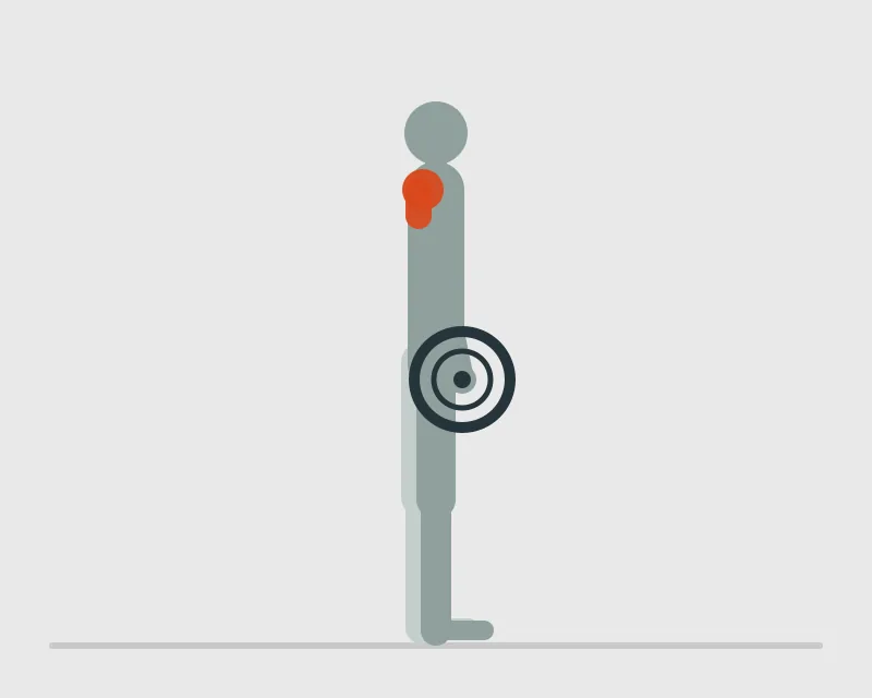 Barbell Shrug, start position