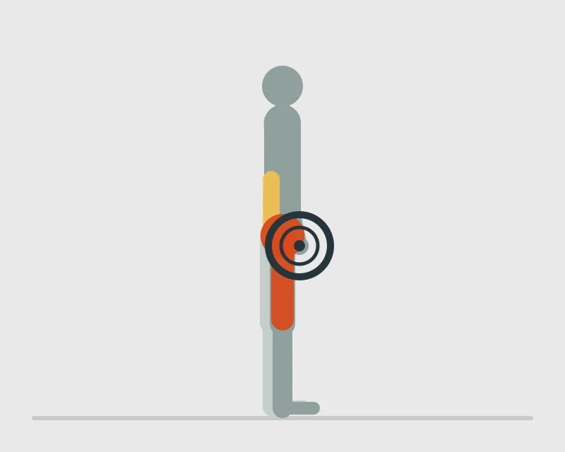Barbell Stiff-Leg Deadlift, start position