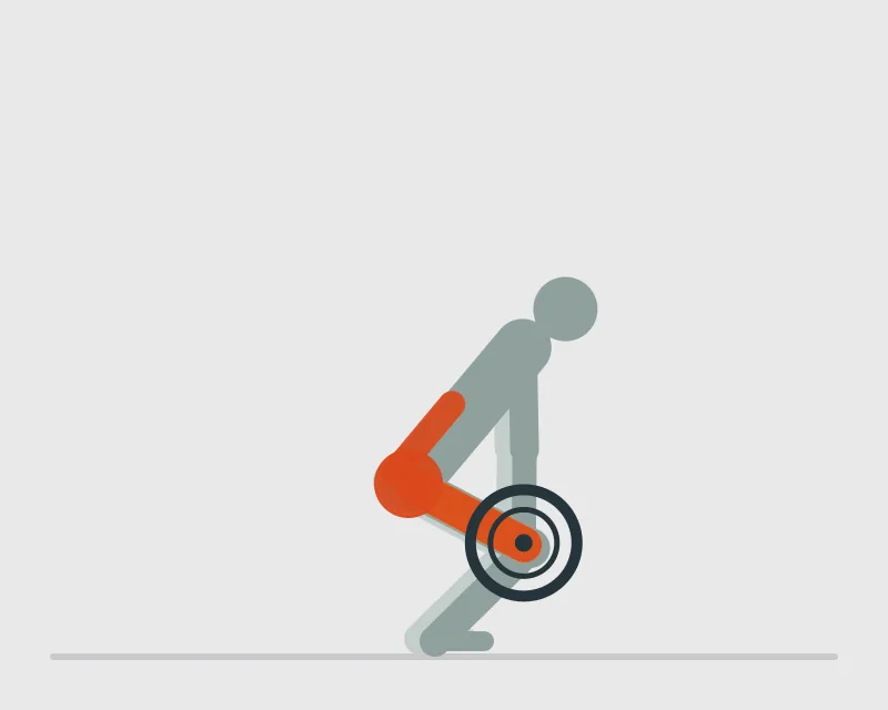 Barbell Sumo Deadlift, start position