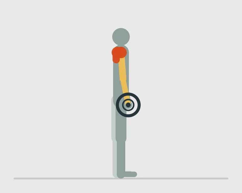 Barbell Upright Row, start position