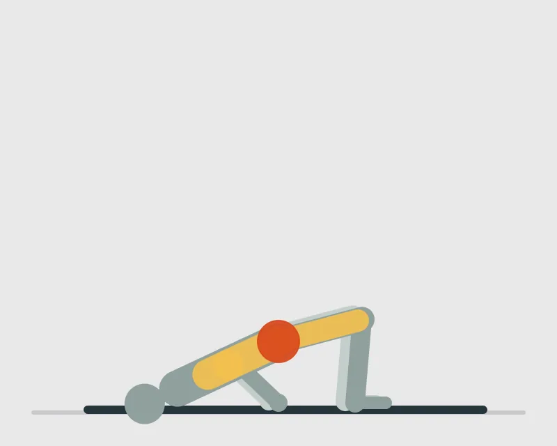 Bodyweight Glute Bridge, end position