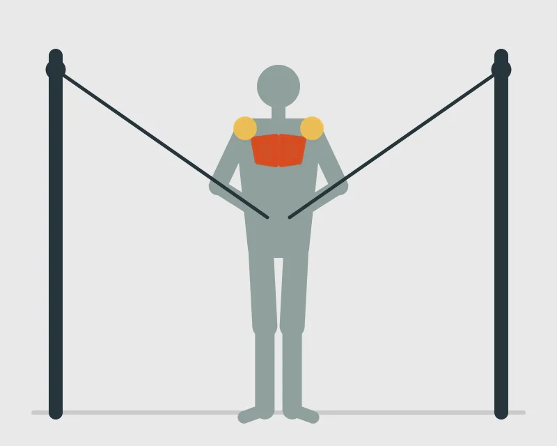 Cable Crossover, end position