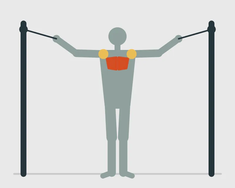 Cable Crossover, start position