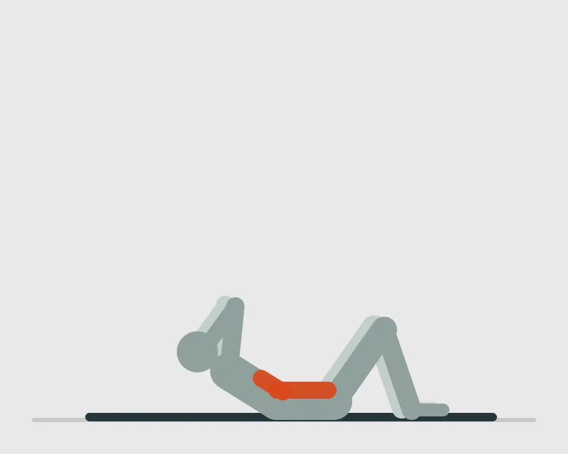 Crunch, end position