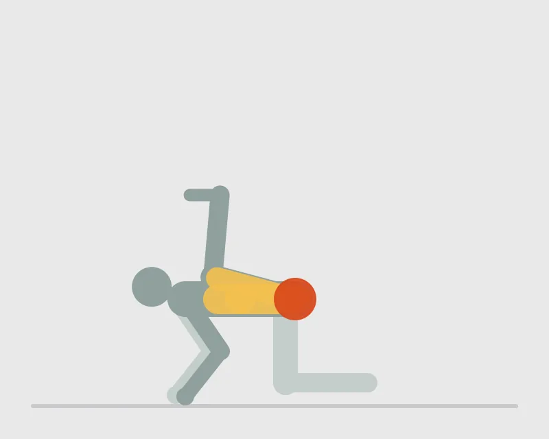 Donkey Kicks, end position