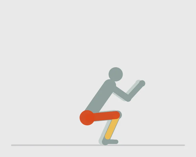 Duck Walk, start position