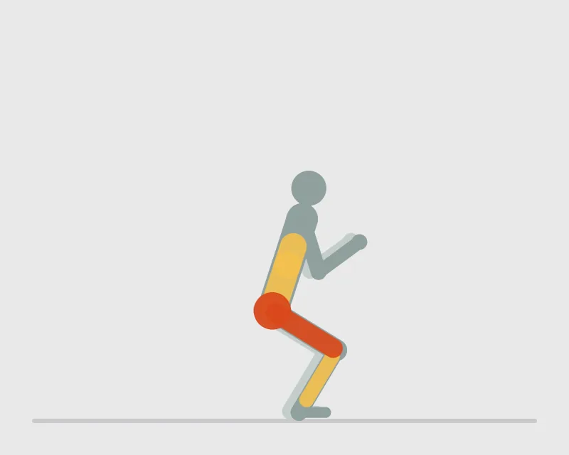 Jump Squat, start position