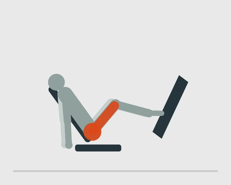 Leg Press, start position