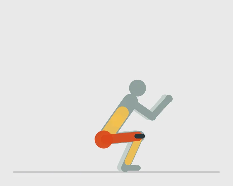 Mini-Band Air Squat, end position