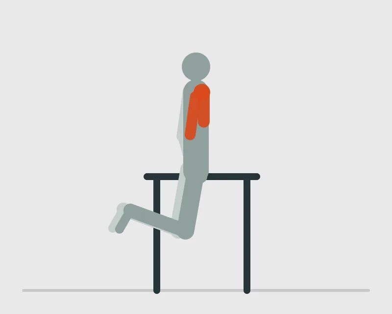 Parallel Dip Bar, start position