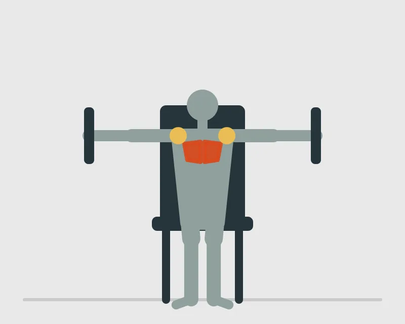 Pec Deck, start position
