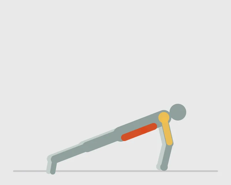 Plank Get Ups, end position