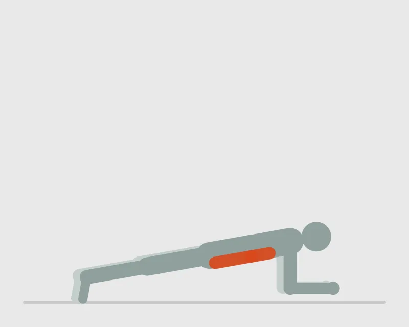Plank, start position