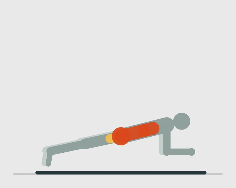 Side Lying Hip Raise, end position