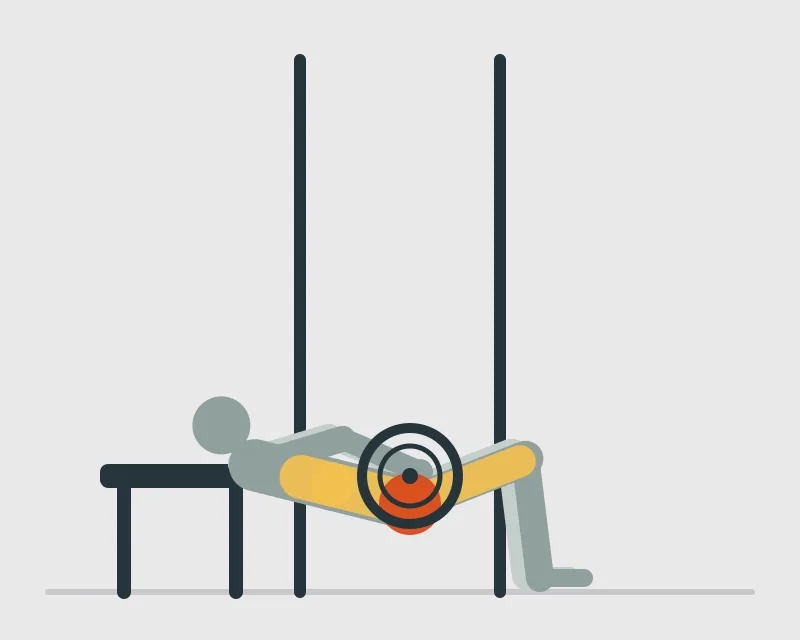 Smith Machine Hip Thrust, start position