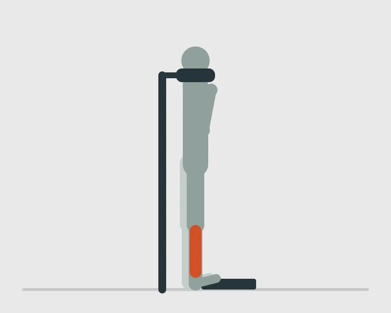 Standing Calf Raise, start position