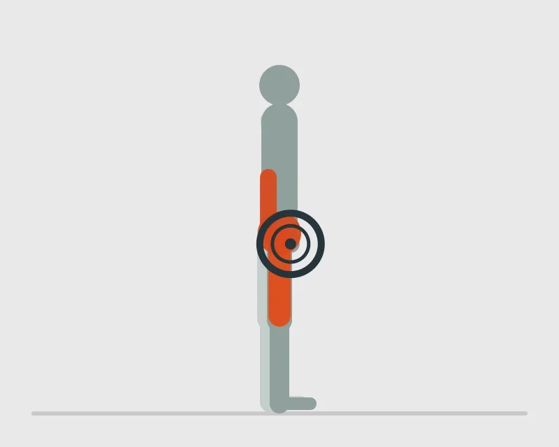 Trap Bar Deadlift, end position